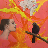 Ajatusten vaihto 100x80 cm