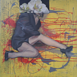 Breaking through 80x80 cm